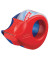 Klebefilmabroller Mini 19mm x 10m rot/blau kristallklar