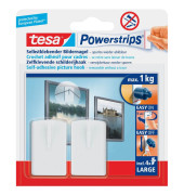 Klebehaken Powerstripes, 58031-00020-01, bis 1kg, wei&szlig;