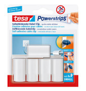 Klebestrips 58035-00016-20 Powerstrips Kabel-Clip, 5 St&uuml;ck, 21x11x36mm (BxHxL), wiederabl&ouml;sbar