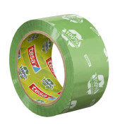 Packband Tesapack Eco & Strong 58156-00000, 100% recycled plastic, 50mm x 66m, PP, leise abrollbar, grün