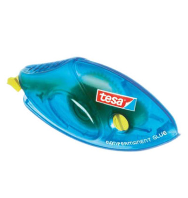 Kleberoller 59190-00005-03 non permanent ecoLogo, 8,4mm x 8,5m, transparent/blau