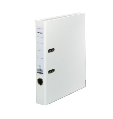 Ordner S50 PP-Color 9984121, A4 50mm schmal PP vollfarbig weiß