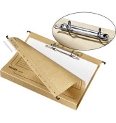 H&auml;ngesammler A4 Karton 320g natron 4cm Boden 2-Ring