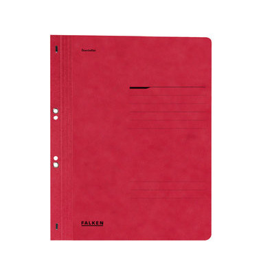 &Ouml;senhefter Manila - RC - Serie 80000557, Din A4 rot ganzer Vorderdeckel, Recyclingkarton 250g