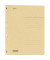 &Ouml;senhefter Manila - RC - Serie 80000565, A4 chamois ganzer Vorderdeckel, Recyclingkarton 250g