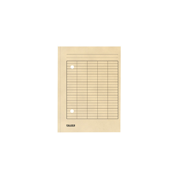 4014481512217 - Dokumentenmappe FALKEN DIN A4 2-seitiger Gitterdruck B 231 x H 318 mm Karton chamois