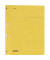 &Ouml;senhefter Manila -RC - Serie 80003908, A4 gelb ganzer Vorderdeckel, Recyclingkarton 250g