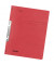 Einhakhefter Einhakhefter 80004054, A4 rot ganzer Vorderdeckel, Karton 250g