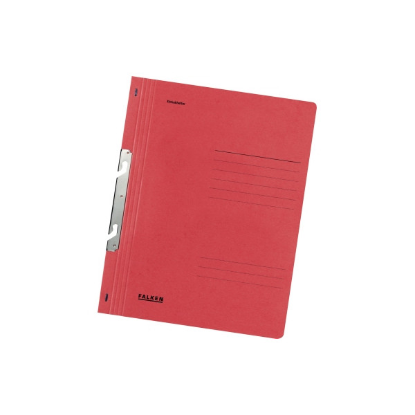 4014481507510 - Einhakhefter Einhakhefter 80004054 A4 rot ganzer Vorderdeckel Karton 250g 4014481507510 Falken
