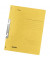 Einhakhefter Einhakhefter 80004062, A4 gelb ganzer Vorderdeckel, Karton 250g