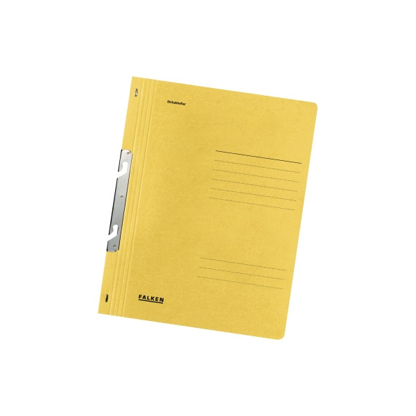 4014481507718 - Einhakhefter Einhakhefter 80004062 A4 gelb ganzer Vorderdeckel Karton 250g 4014481507718 Falken