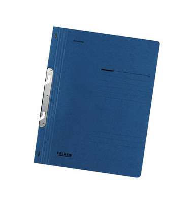 Einhakhefter 80004070, A4 blau ganzer Vorderdeckel, Karton 250g