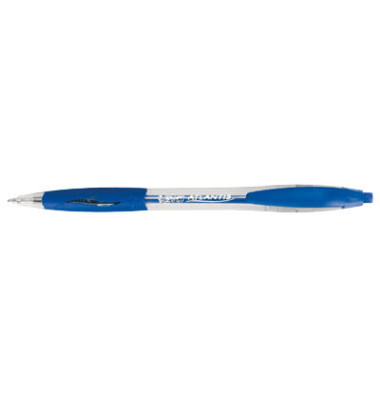 Kugelschreiber Atlantis transparent/blau Mine 0,4mm Schreibfarbe blau