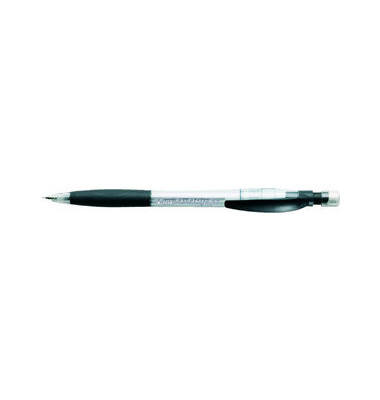 Druckbleistift Velocity PRO, 8206433, Härte HB, 0,5mm, schwarz/transparent, mit Radiergummi