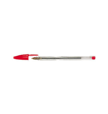 Kugelschreiber Cristal 8373619, rot, 0,4mm, Einweg