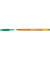 Kugelschreiber Cristal orange/grün Mine 0,35mm Schreibfarbe grün
