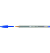Kugelschreiber Cristal transparent/blau EB 0,6mm 
