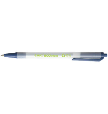 Kugelschreiber ECOlution Clic Stic transparent/blau Mine 0,4mm Schreibfarbe blau Kugelschreiber ECOlution Clic Stic transparent/blau Mine 0,4mm Schreibfarbe blau