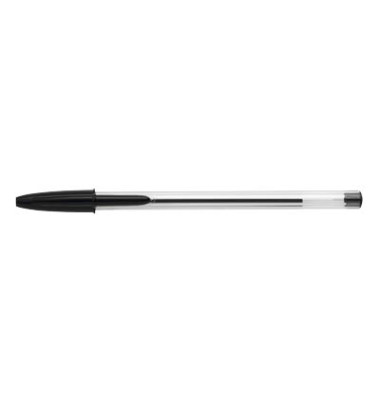 Kugelschreiber Cristal Value Pack transparent/schwarz Mine 0,4mm Schreibfarbe schwarz Promo 90+10