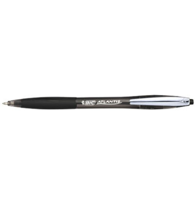 Kugelschreiber Atlantis Soft schwarz Mine 0,4mm Schreibfarbe schwarz