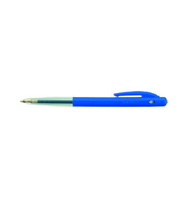 Kugelschreiber M10 clic transparent/blau Mine 0,4mm Schreibfarbe blau