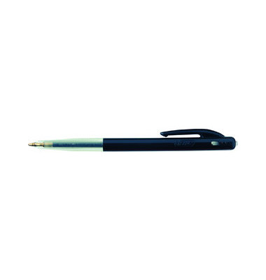 Kugelschreiber M10 clic transparent/schwarz Mine 0,4mm Schreibfarbe blau