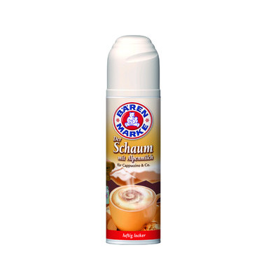 Schaum mit Alpenmilch Sprühdose 250 ml Schaum mit Alpenmilch Sprühdose 250 ml