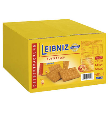 Butterkeks Portionen Karton 1400g