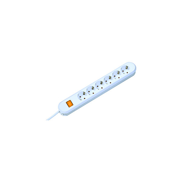 4016514008032 - SMART - Steckdosenleiste - Wechselstrom 230 V - Ausgangsanschlüsse 6 (power CEE 7 7) - 3 m Schnur - weià 4016514008032 - SMART - Steckdosenleiste - Wechselstrom 230 V - Ausgangsanschlüsse 6 (power CEE 7 7) - 3 m Schnur - weiÃ