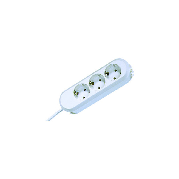 4016514003877 - SMART - Steckdosenleiste - Ausgangsanschlüsse 3 (Stromversorgung) - 3 m Schnur - weià 4016514003877 - SMART - Steckdosenleiste - Ausgangsanschlüsse 3 (Stromversorgung) - 3 m Schnur - weiÃ