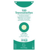 Trennstreifen 13345B Premium grün 190g gelocht 24x10,5cm 