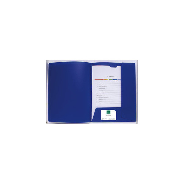 3130630435020 - Präsentationsmappe Kreacover blau mit 2 Klappen 3130630435020 10 Stück