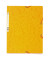 Eckspannmappe Nature Future 55509E, A4 gelb Karton 400g, f&uuml;r ca. 250 Blatt  (80 g/m&sup2;), mit 3 Einschlagklappen