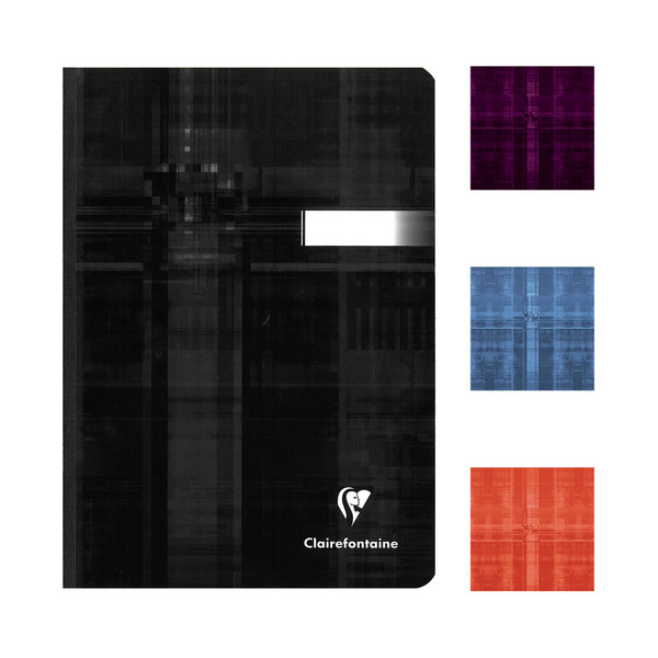 3329680954203 - Geschäftsbuch 9542C farbig sortiert A5 kariert 90g 96 Blatt   192 Seiten 3329680954203 Clairefontaine