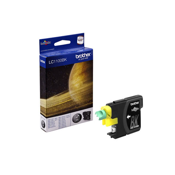 4977766659680 - Druckerpatrone LC1100BK (LC-1100BK) schwarz ca 450 Seiten 4977766659680 Brother