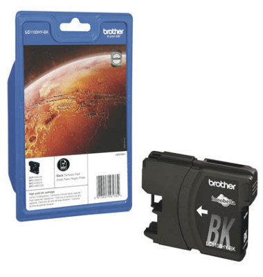 Druckerpatrone LC1100HYBK (kompatibel zu LC-1100HY-BK), schwarz, ca. 900 Seiten