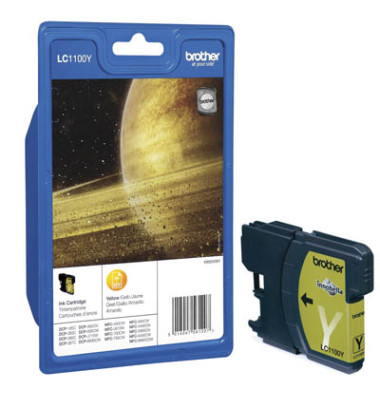 Druckerpatrone LC1100Y (LC-1100Y), gelb, ca. 325 Seiten