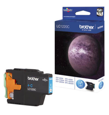 Druckerpatrone LC1220C (LC-1220C), cyan, ca. 300 Seiten