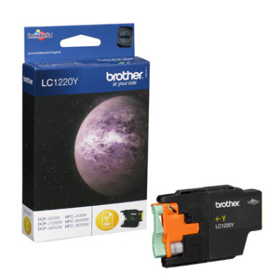 Druckerpatrone LC1220Y (LC-1220Y), gelb, ca. 300 Seiten