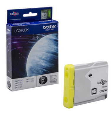 Druckerpatrone LC-970BK (LC-970BK), schwarz, ca. 350 Seiten
