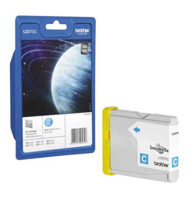 Druckerpatrone LC970C (LC-970C), cyan, ca. 300 Seiten