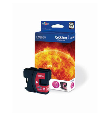 Druckerpatrone LC980M (kompatibel zu Brother LC-980M), magenta, ca. 260 Seiten