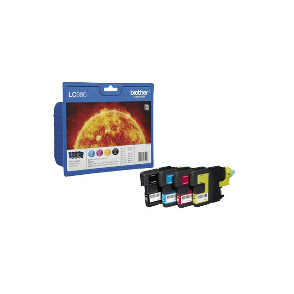 5014047561023 - Druckerpatrone LC-980VALBPDR Multipack schwarz cyan magenta gelb 5014047561023 4 Stück