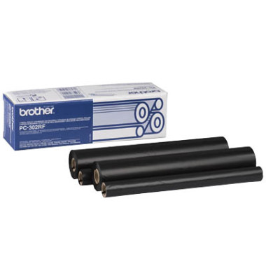 Farbband-Thermo PC 302RF für Fax schwarz 2 Stück Farbband-Thermo PC 302RF für Fax schwarz 2 Stück