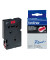 P-touch Schriftband TC-401 12mm x 7,7m schwarz/rot laminiert selbstklebend