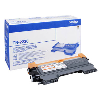 Toner TN-2220, schwarz, ca. 2600 Seiten