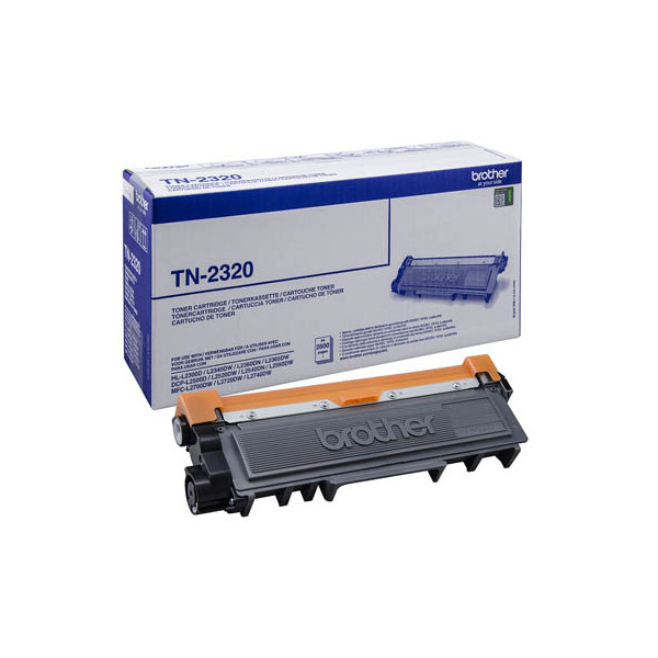 4977766738989 - TN-2320 Toner 2600 Seiten ISO IEC 19752 für DCP-L 2500 2520 HL-L 2300 2320 2380 MFC-L 2720 2740 HL-L 2300