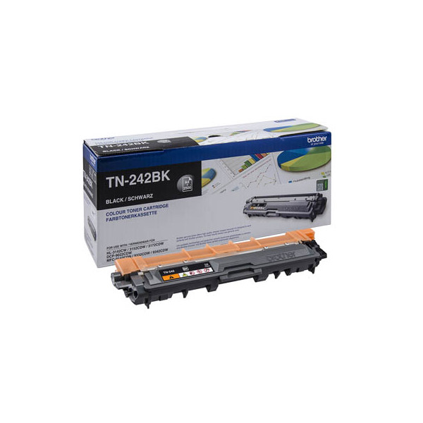 4977766745567 - TN-242BK Toner schwarz 2500 Seiten ISO IEC 19798 für DCP-9017 9022 HL-3142 3152 3172 MFC-9142 9332 9342 HL-3142