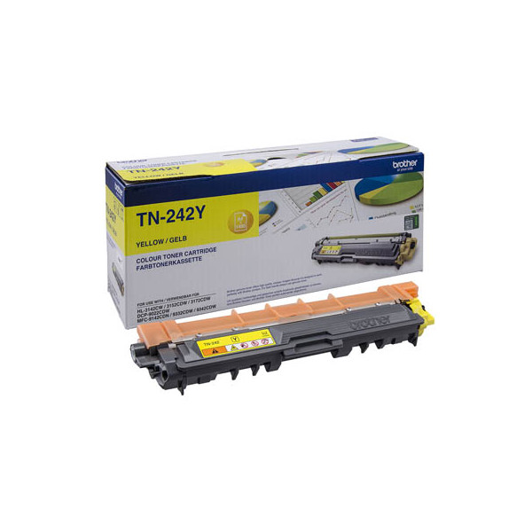 4977766745635 - brother TONER TN 242Y - Toner - - gelb - TN-242 - original (TN242Y)