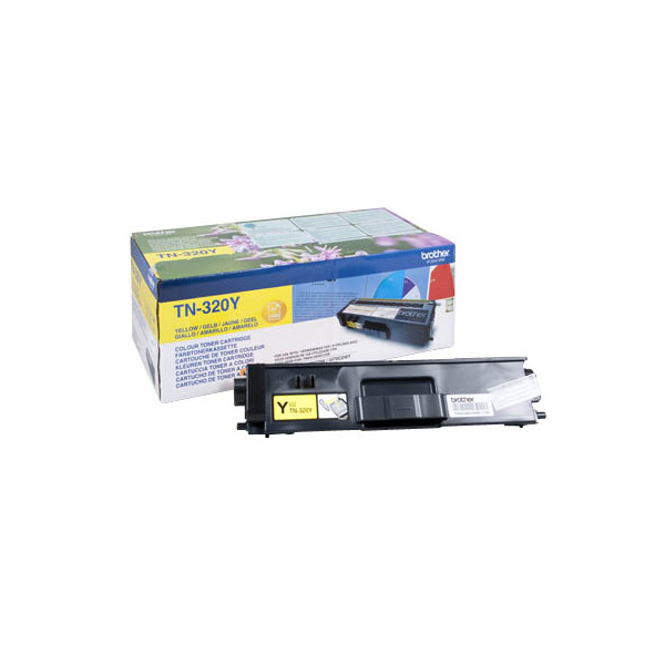 4977766679374 - TN320Y - Tonerpatrone - 1 x Gelb - 1500 Seiten - für HL-4150CDN 4570CDW 4570CDWT (TN320Y)